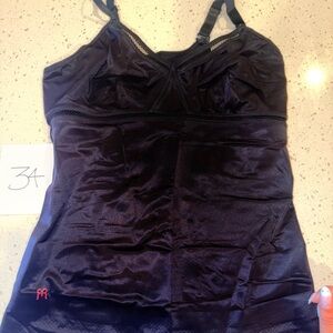 Ruby Ribbon Siren Cami - Black, size 36 (level 5)